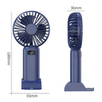 5-speed Wind Speed Handheld USB Charging Small Fan With Desktop Stand — view 15