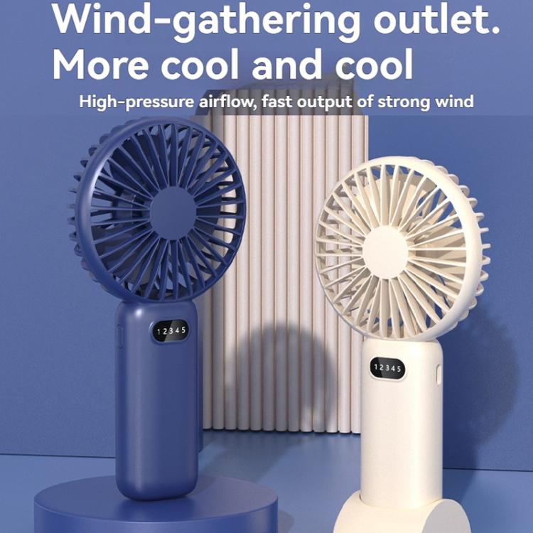 5-speed Wind Speed Handheld USB Charging Small Fan With Desktop Stand — view 5