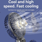 5-speed Wind Speed Handheld USB Charging Small Fan With Desktop Stand — view 7