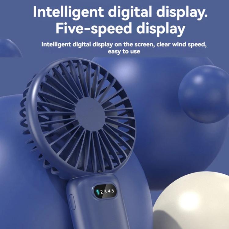 5-speed Wind Speed Handheld USB Charging Small Fan With Desktop Stand — view 8