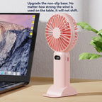 5-speed Wind Speed Handheld USB Charging Small Fan With Desktop Stand — view 10