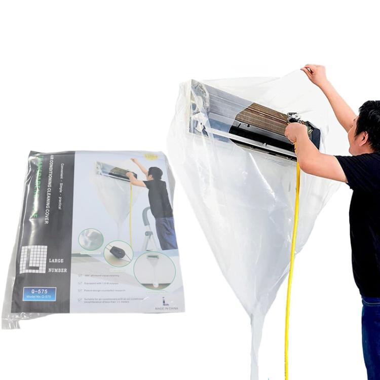 360-degree Full-Coverage AC Cleaning Cover Transparent Air Conditioner Cleaning Kit