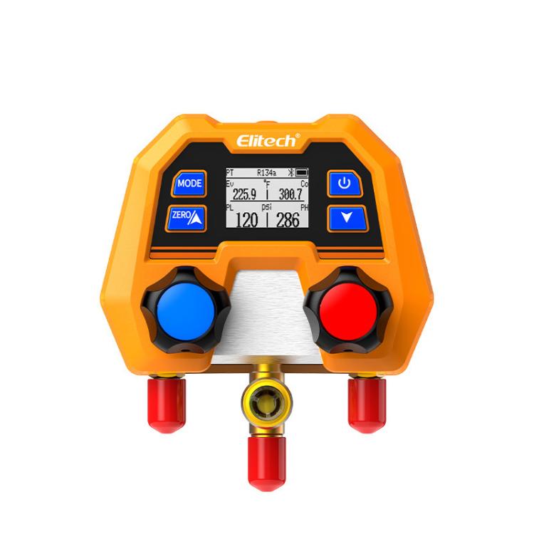 Elitech DMG-2se Digital Manifold Gauge For HVAC, Refrigeration & AC Systems