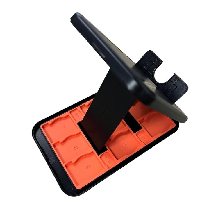 KJH Card Box Stand for Nintendo Switch 2 / Switch OLED / Lite Foldable Holder with 9 Game Card Slots & 4 SD Card Slots