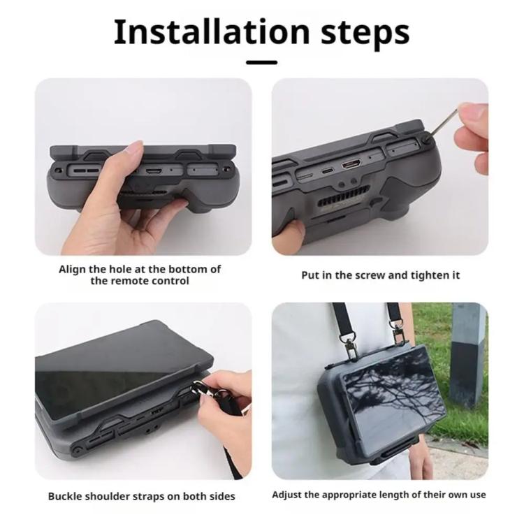 For DJI RC Pro 2 Remote Controller CQT Strap Buckle Holder Aluminum Alloy Hook