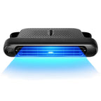 Car Rear Seat USB Plug-in Dual Turbine Silent Bladeless Electric Fan