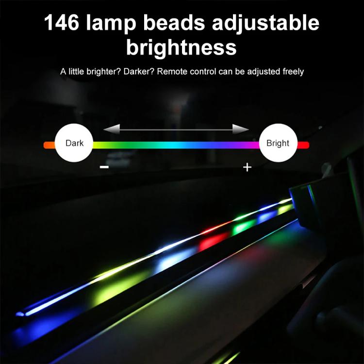 3 Control App Remote Control Colorful Car Interior Ambient Lighting Modified LED Acrylic USB Car Ambient Lighting — view 12