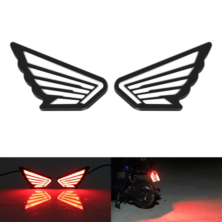 1pairs Motorcycle High-Brightness Winged Eagle Eye Lights Modified Headlights — White