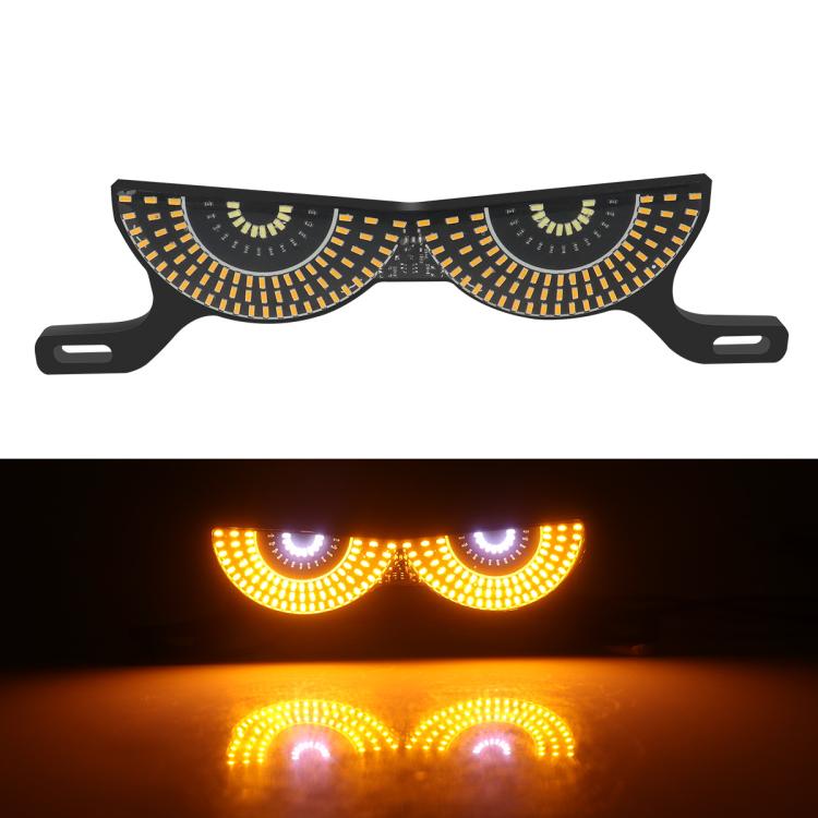 Motorcycle License Plate Screw Light Universal Decorative Accessory Headlight for Customization — Triangle Light Red Blue Flashing