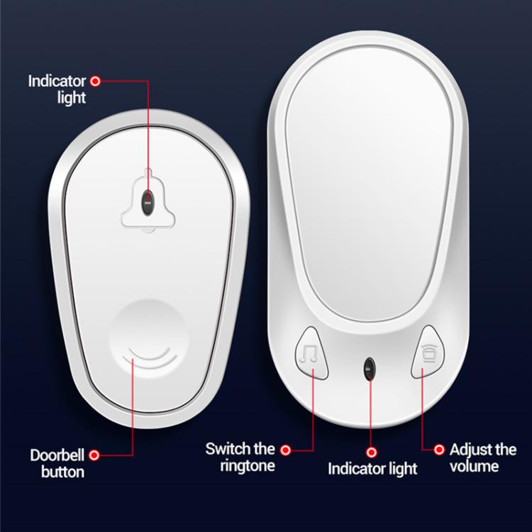 ANENG Home Intelligent Electronic Remote Control Waterproof Wireless Doorbell — view 6
