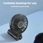 Folding Hanging Umbrella Fan USB Handheld Portable Umbrella Clip Fan Compact Desktop Fan — view 9
