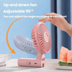 Folding Hanging Umbrella Fan USB Handheld Portable Umbrella Clip Fan Compact Desktop Fan — view 10