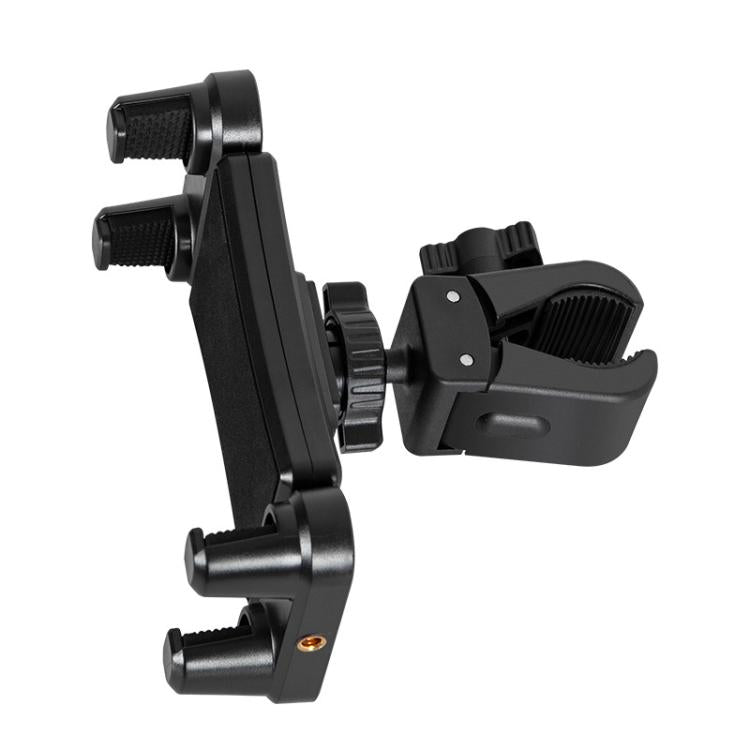 360-degree Rotation Tablet Phone Holder Adjustable Clamp Multifunctional Adapter Clip