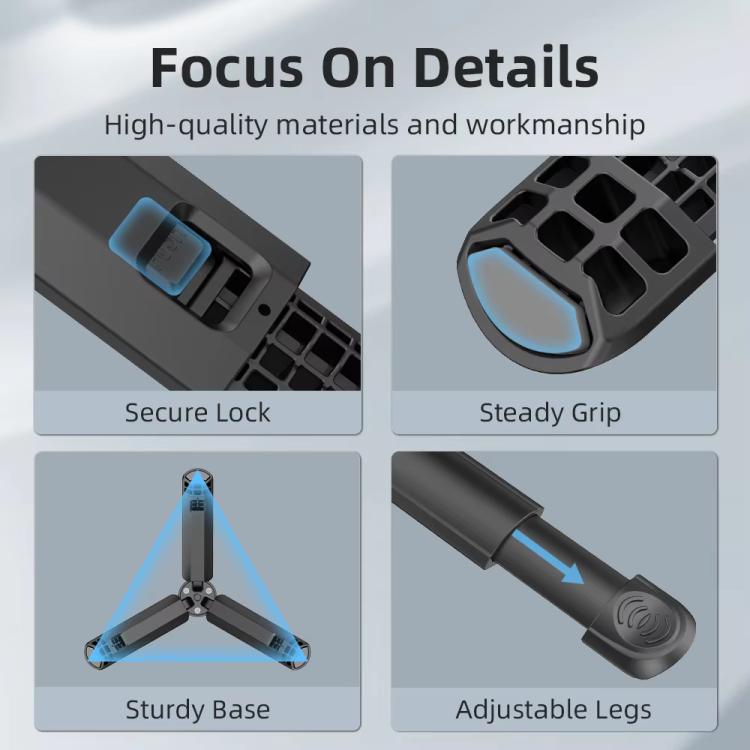 Flymile Extendable Mini Tripod With 1/4-Inch Screw For Action Cameras