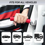 Car Handle Assist Device For Elderly People Getting Out Of A Car With Cane