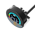 DC 8-100V Lithium Lead-acid Battery Circular Digital Display Meter