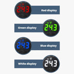 LED Digital Display Circular Voltage Meter