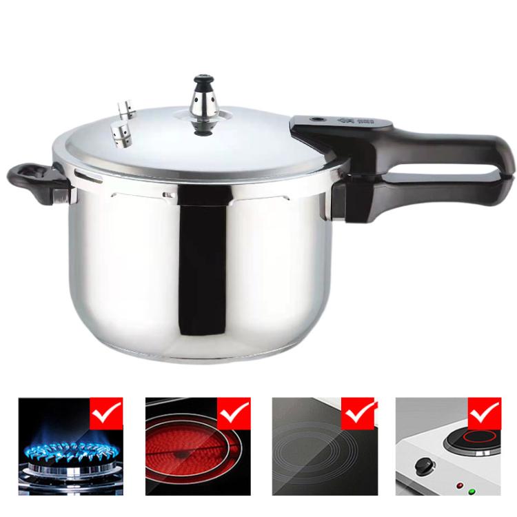 63-77kPa Pressure Cooker 304 Stainless Steel Safety Lock Lid for Induction & Gas Stoves — Jinxi 28cm-11L