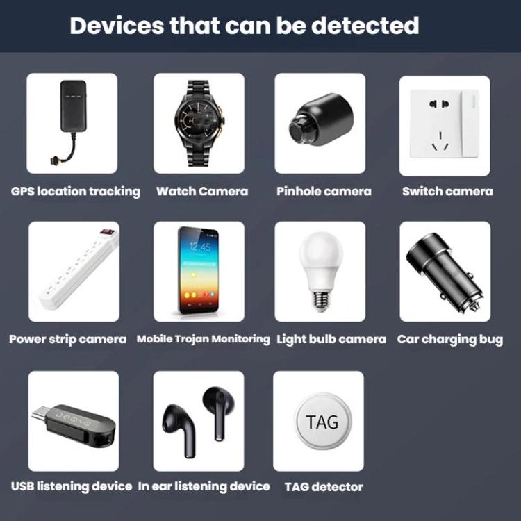 WT16 Hotel Hidden Camera Detector TAG Location Finder