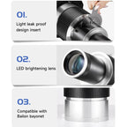 Adjustable Focus DIY Optical Snoot for Bowens Mount Flash Conical Lens Photography Light Modifier — view 14