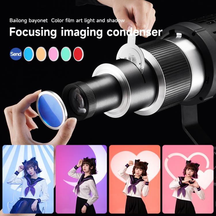Adjustable Focus DIY Optical Snoot for Bowens Mount Flash Conical Lens Photography Light Modifier — view 6