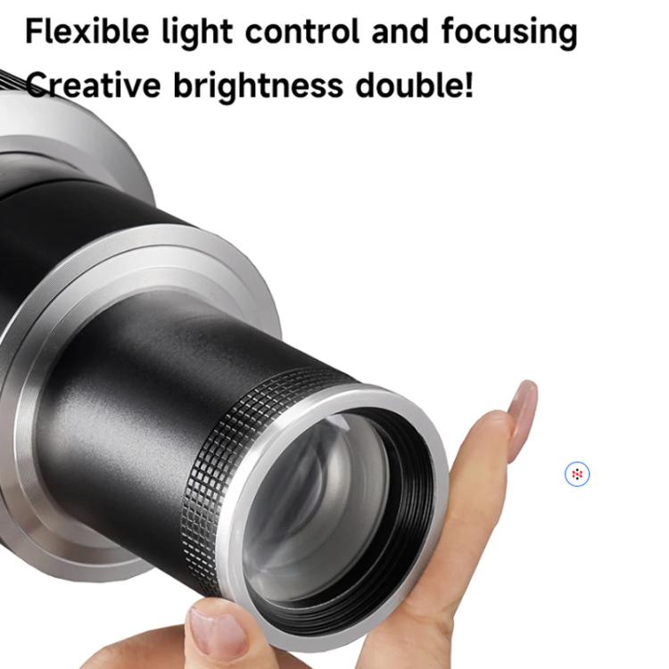 Adjustable Focus DIY Optical Snoot for Bowens Mount Flash Conical Lens Photography Light Modifier — view 9