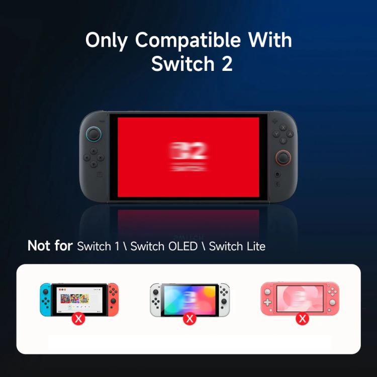 For Nintendo Switch 2 Joy-Con EasySMX Charging Dock with Adjustable Kickstand Dual Controller Charger Station