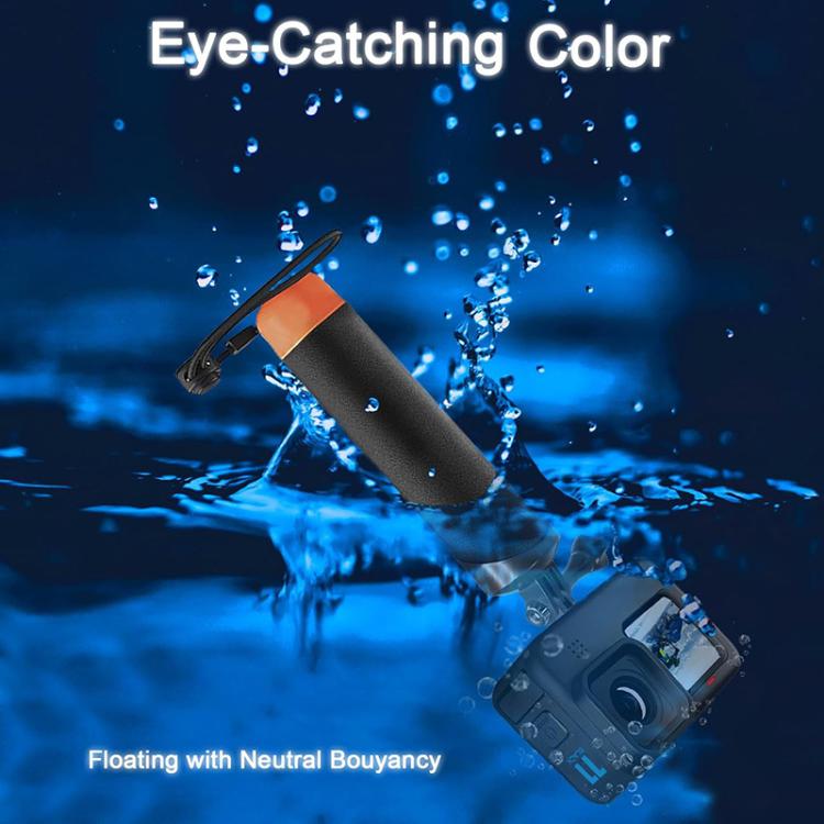Floating Hand Grip For GoPro/DJI/Insta360 Action Camera Waterproof Buoyant Handle With Anti-Loss Steel Cable