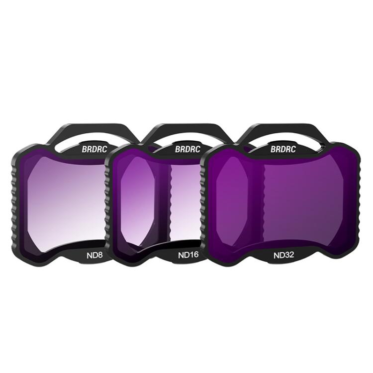 For DJI Avata 2 BRDRC Aluminum Frame Filter Accessories — UV+CPL+ND16