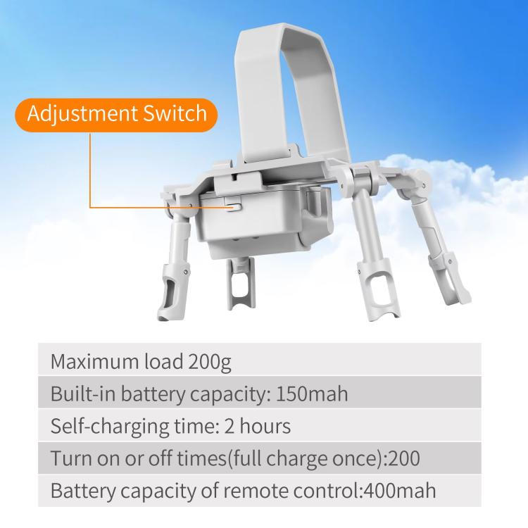 Drone YX Airdrop System Rechargeable Thrower Load 200g, For DJI Mini 3 Pro / Mini 3