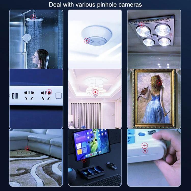 Hotel Anti-Sneak Camera Surveillance Camera Detector Infrared Detection+Laser Detection+Vibration Alarm — view 12