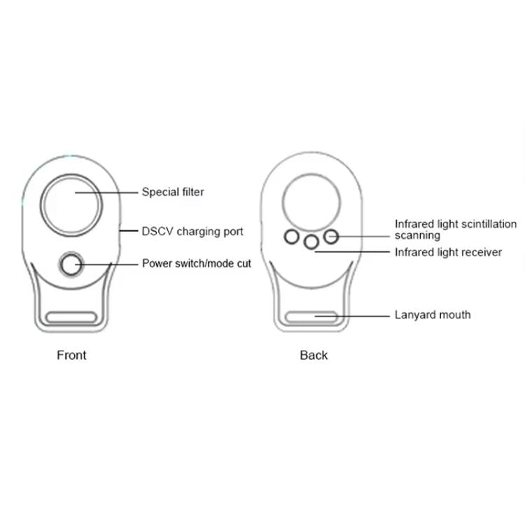 Hotel Anti-Sneak Camera Surveillance Camera Detector Infrared Detection+Laser Detection+Vibration Alarm — view 10