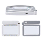 3.5X 12LED Folding Magnifying Glass Handheld Reading Glass With Charge Display — view 3