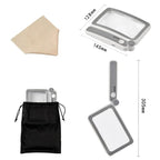 3.5X 12LED Folding Magnifying Glass Handheld Reading Glass With Charge Display — view 8
