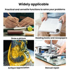 5x 10x Desktop Handheld Magnifying Glass 32 LEDs Soldering Iron Maintenance Workbench — view 8