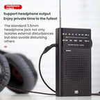 FM/AM Full-Band Channel Pocket Portable Pointer Radio Player