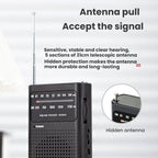 FM/AM Full-Band Channel Pocket Portable Pointer Radio Player
