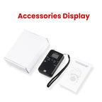 Portable FM/AM Clock-Controlled Stereo Pocket Radio Player