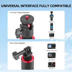 Extendable Selfie Stick Tripod For Action Cameras One-Button Quick Setup Monopod With Wide-Angle View