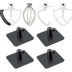 Universal Stand Mixer Attachments Holders Storage Hook Accessory Organizer — 4pcs White