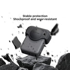 For DJI Osmo 360 Action Camera CYNOVA Silicone Lens Cap Shockproof Anti-Scratch Protective Case