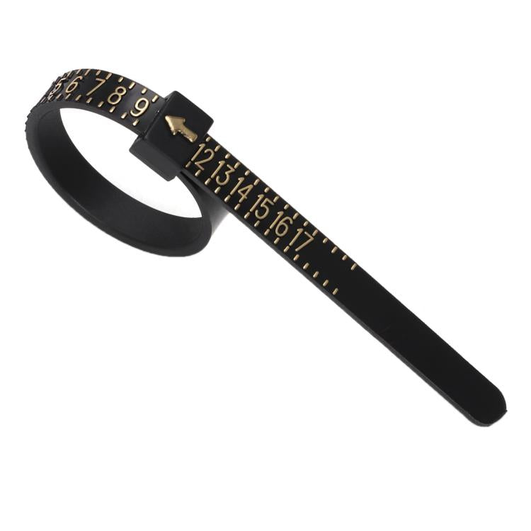 10pcs Portable Ring Measuring Belt Finger Circumference Soft Ruler