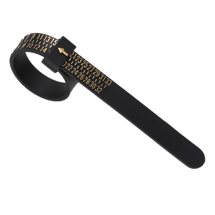 10pcs Portable Ring Measuring Belt Finger Circumference Soft Ruler