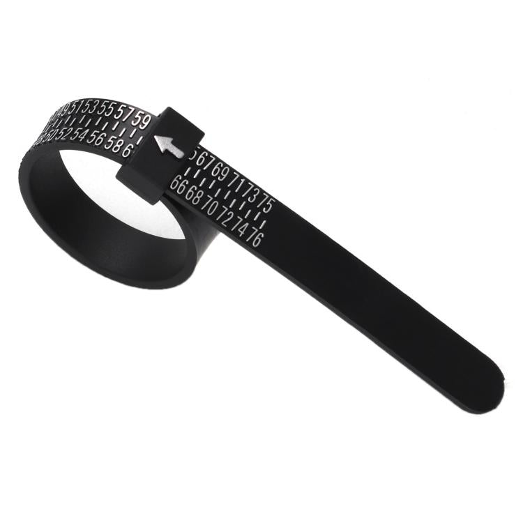 10pcs Portable Ring Measuring Belt Finger Circumference Soft Ruler
