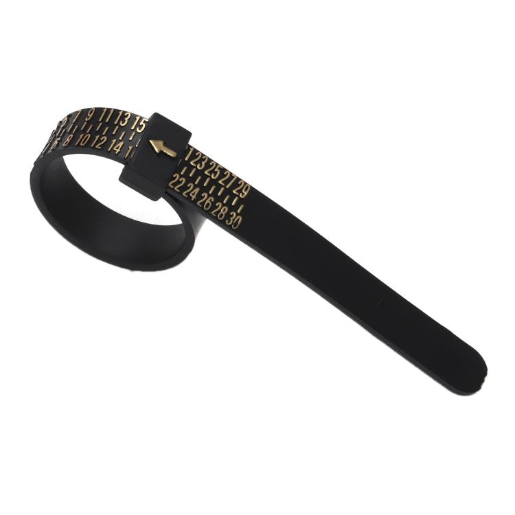 10pcs Portable Ring Measuring Belt Finger Circumference Soft Ruler