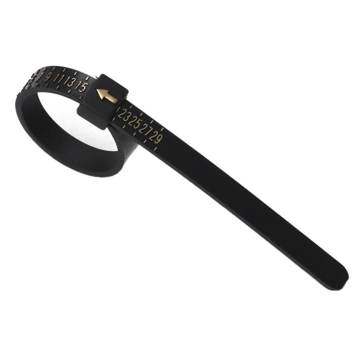 10pcs Portable Ring Measuring Belt Finger Circumference Soft Ruler