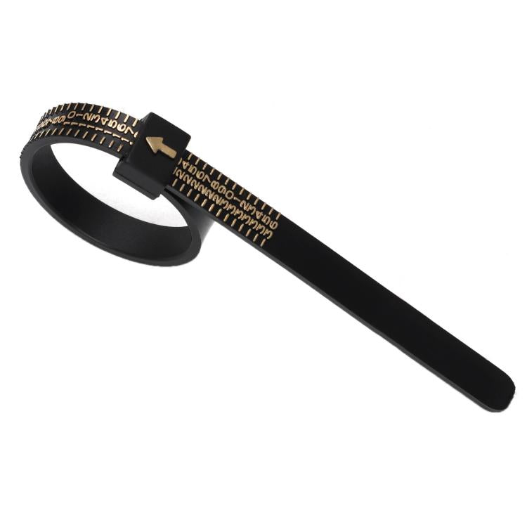 10pcs Portable Ring Measuring Belt Finger Circumference Soft Ruler