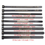 10pcs Portable Ring Measuring Belt Finger Circumference Soft Ruler — view 22
