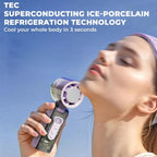 High Speed Folding Cooling Fan Powerful Semiconductor Handheld Turbine Fan — view 10