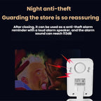 Wireless Infrared Sensor Split Supermarket Welcome Doorbell — view 7